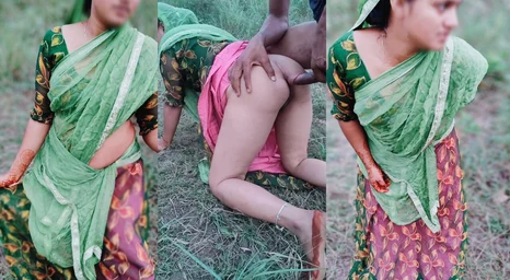 Indian Bhabhi Ripped Up by Devar's Phat Chisel Outdoors