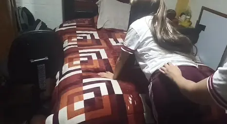 Unexperienced flicks Mx & Astrid Lovely entice their legitimacy-year-old accomplice in student uniform