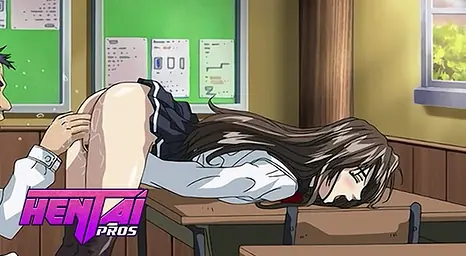 Stepbro & Anime College girl have a super-hot anime porn wish - Schoolgirl caresses her massive chisel on classmate's toes