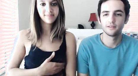 Beautiful camwhore and her bf fucks on cam